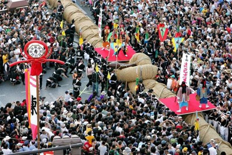 Huge rope used in the tug-of-war competition has been given a place in the Guinness Book of World Records